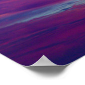 Sonnenuntergang am Strand 3 Poster (Ecke)