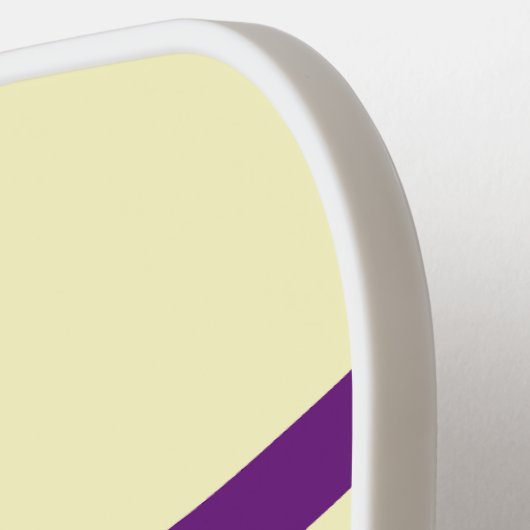 Sonnenuntergang am Strand Abstrakte Wavy Lines Pickleball Schläger (Linke Seite)