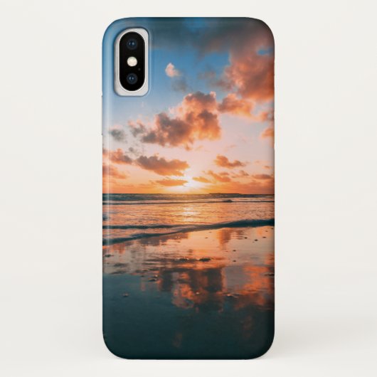 Sonnenuntergang am Strand Case-Mate iPhone Hülle (Rückseite)