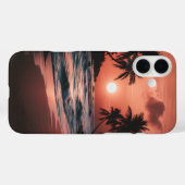 Sonnenuntergang am Strand Case-Mate iPhone Hülle (Rückseite (Horizontal))