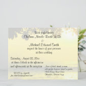 Sonnenuntergang am Strand Einladung (Stehend Vorderseite)