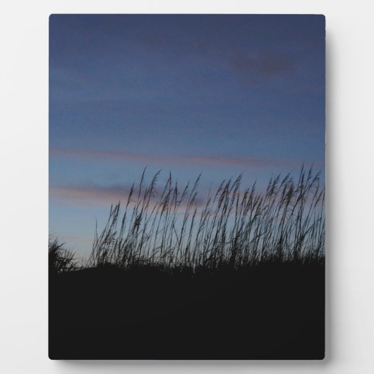 Sonnenuntergang am Strand Fotoplatte (Vorderseite)