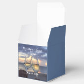 Sonnenuntergang am Strand Hochzeitsvorzügen Boxen Geschenkschachtel (Geöffnet)