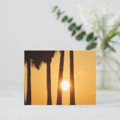 Sonnenuntergang am Strand II Postkarte (Stehend Vorderseite)