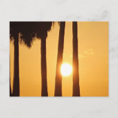 Sonnenuntergang am Strand II Postkarte (Vorderseite)