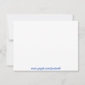 Sonnenuntergang am Strand ii uAwg RSVP Karte (Rückseite)