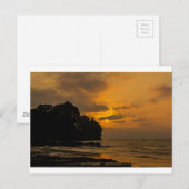 Sonnenuntergang am Strand in Webster New York Postkarte (Vorne/Hinten)