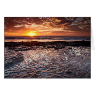 Sonnenuntergang am Strand, Kalifornien