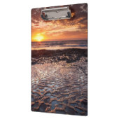 Sonnenuntergang am Strand, Kalifornien Klemmbrett (Links)