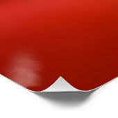 Sonnenuntergang am Strand, KI, Poster (Ecke)