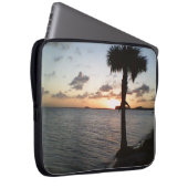 Sonnenuntergang am Strand Laptopschutzhülle (Vorne Rechts)