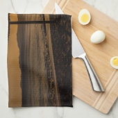 Sonnenuntergang am Strand, Mallorca, Spanien Geschirrtuch (Viertel Falte)