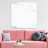 Sonnenuntergang am Strand mit pastellfarbenem Pins Leinwanddruck (Insitu (Wohnzimmer))