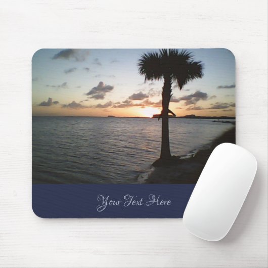 Sonnenuntergang am Strand Mousepad (Mit Mouse)