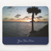 Sonnenuntergang am Strand Mousepad (Vorne)