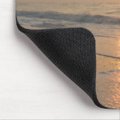 Sonnenuntergang am Strand Mousepad (Ecke)