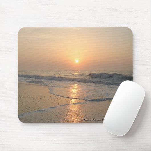 Sonnenuntergang am Strand Mousepad (Mit Mouse)