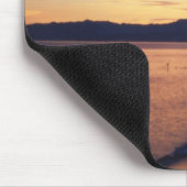 Sonnenuntergang am Strand Mousepad (Ecke)