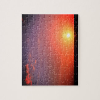 Sonnenuntergang am Strand Puzzle