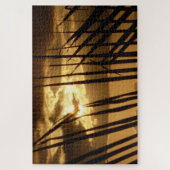 Sonnenuntergang am Strand Puzzle (Vertikal)