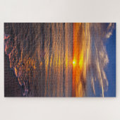 Sonnenuntergang am Strand Puzzle (Horizontal)