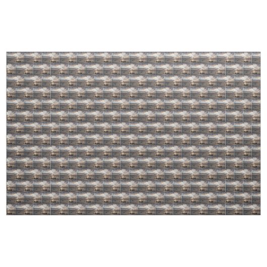 Sonnenuntergang am Strand Stoff (Yard (91,4 cm))