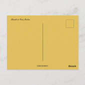 Sonnenuntergang am Strand von Goa India Postkarte (Rückseite)