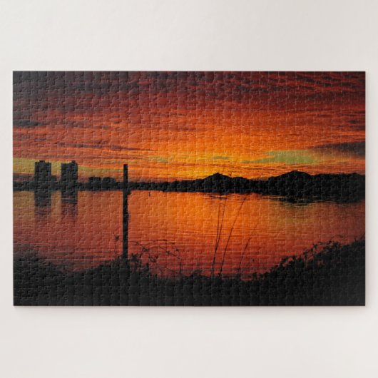 Sonnenuntergang am Strand von Pensacola Puzzle (Horizontal)