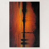 Sonnenuntergang am Strand von Pensacola Puzzle (Vertikal)