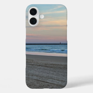 Sonnenuntergang am Strand von Portimao Portugal iPhone 16 Plus Hülle