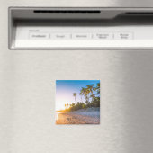 Sonnenuntergang am Strand von Tropical | Dominikan Magnet (In Situ (Geschirrspüler))