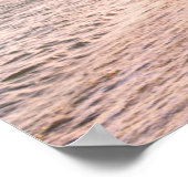 Sonnenuntergang am Strand von Tropical | Dominikan Poster (Ecke)