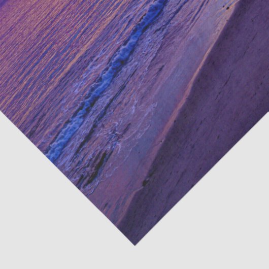 Sonnenuntergang am Strandpapier Seidenpapier (Detail)