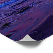 Sonnenuntergang am Strandposter Poster (Ecke)