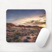 Sonnenuntergang am Tal von Feuer-Staats-Park | Mousepad (Mit Mouse)