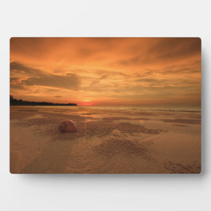 Sonnenuntergang am Thai Beach Fotoplatte