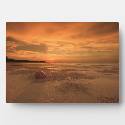 Sonnenuntergang am Thai Beach Fotoplatte (Vorderseite)