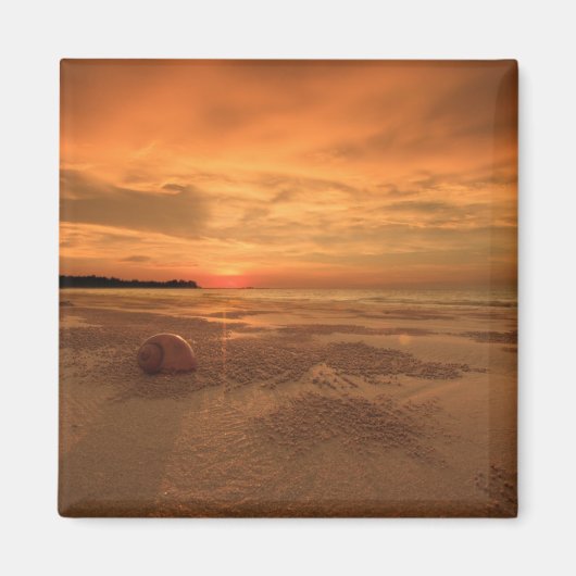 Sonnenuntergang am Thai Beach Magnet (Vorne)