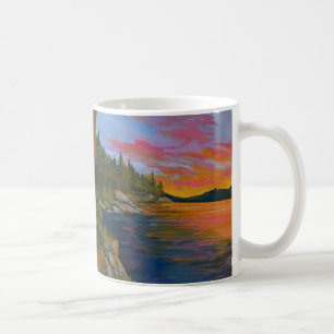 Sonnenuntergang am Tubbs Hill Kaffeetasse