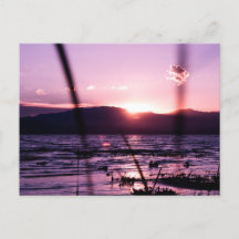 Sonnenuntergang am Utah Postcard