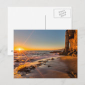 Sonnenuntergang am Victoria Beach 2 Postkarte (Vorne/Hinten)