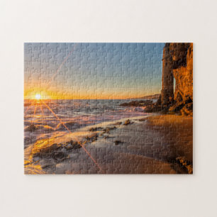Sonnenuntergang am Victoria Beach 2 Puzzle