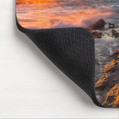 Sonnenuntergang am Victoria Beach Mousepad (Ecke)