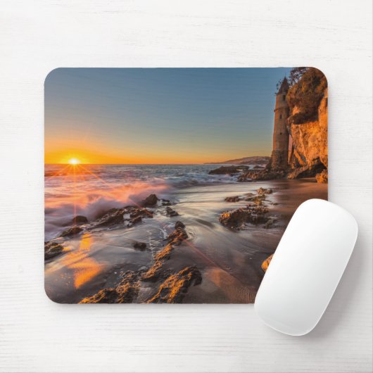 Sonnenuntergang am Victoria Beach Mousepad (Mit Mouse)