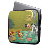 Sonnenuntergang am Wasser-Loch Laptopschutzhülle (Vorderseite Links)