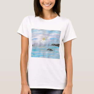 Sonnenuntergang am Wasser T-Shirt