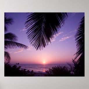 Sonnenuntergang am West End, Cayman Brac, Cayman I Poster