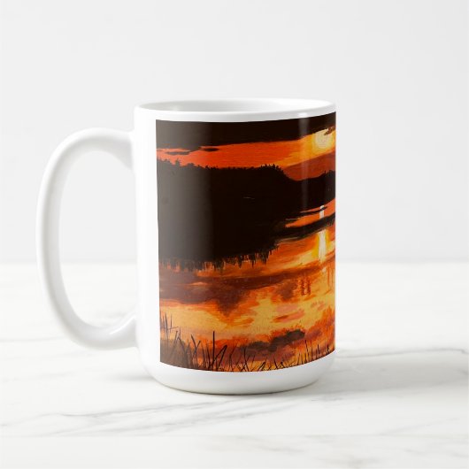 Sonnenuntergang an den Everglades, von Gary Poling Kaffeetasse (Links)
