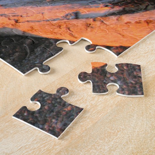 Sonnenuntergang an der Birken-Bucht Puzzle (Seite)