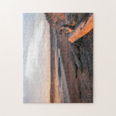 Sonnenuntergang an der Birken-Bucht Puzzle (Vertikal)